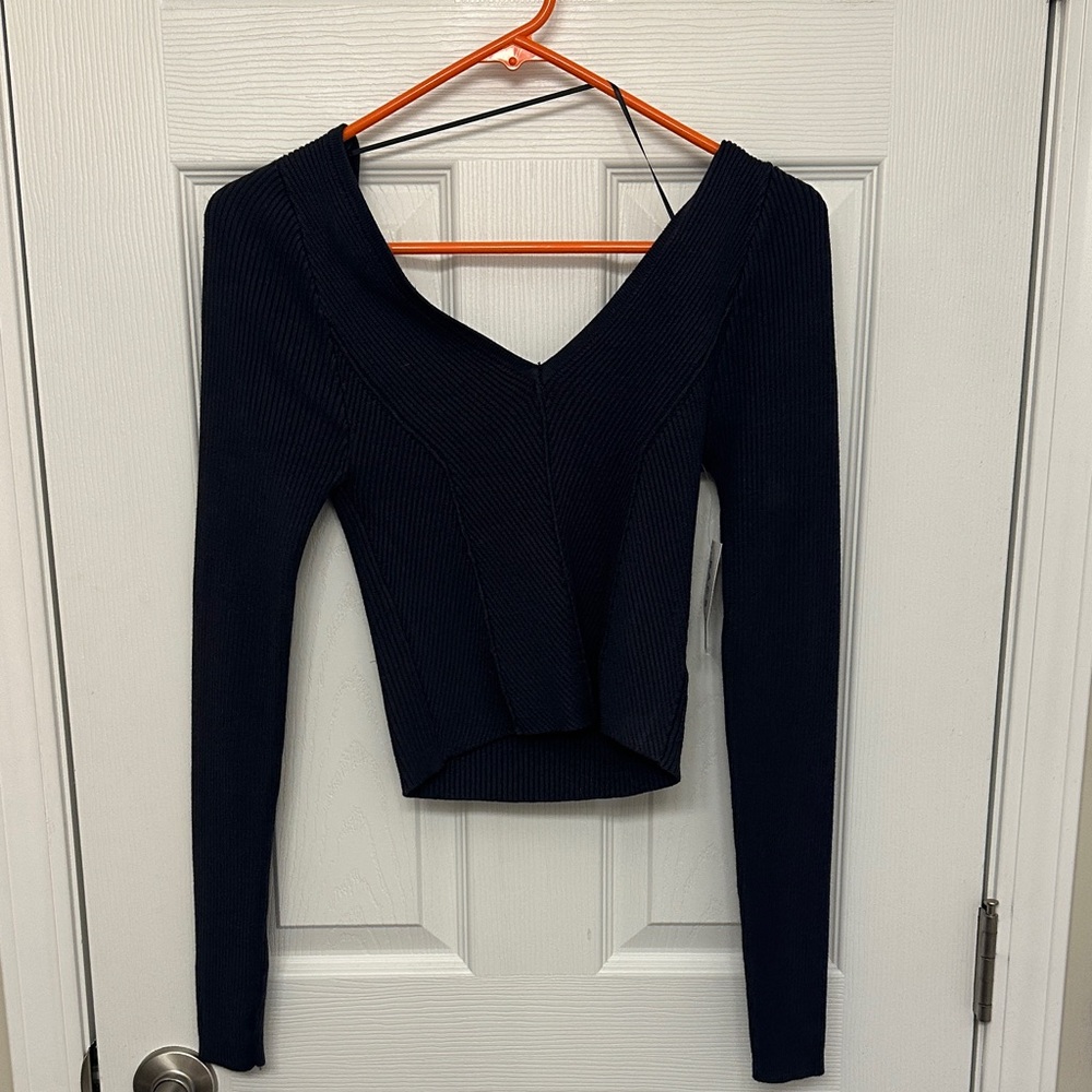 PacSun by Deep Gray V-Neck Sweater